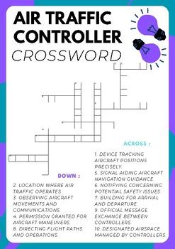 Number of Letters (Optional). . Air traffic aids crossword